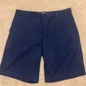 Nike golf blue Dri-fit shorts.
